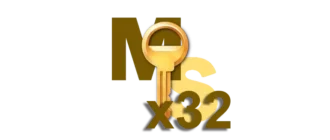 Иконка, обозначающая запуск KMS-активатора для 32-битных версий операционной системы