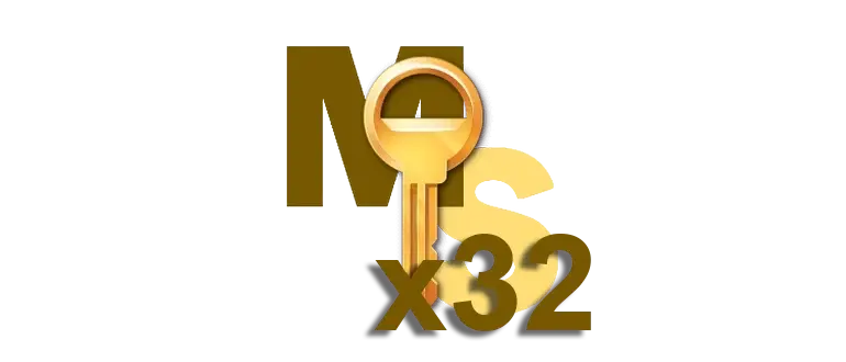 Иконка, обозначающая запуск KMS-активатора для 32-битных версий операционной системы