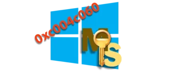 Иконка с ошибкой 0xc004c060 при процессе активации Windows 10