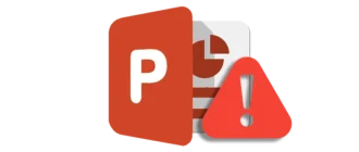 Иконка, свидетельствующая о сбое активации Microsoft PowerPoint
