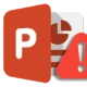 Иконка, свидетельствующая о сбое активации Microsoft PowerPoint