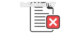 Сообщение об ошибке активации 0x803fa067 и способы её устранения